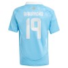 Camiseta de fútbol Bélgica Bakayoko 19 Niño 2ª equipación Euro 2024